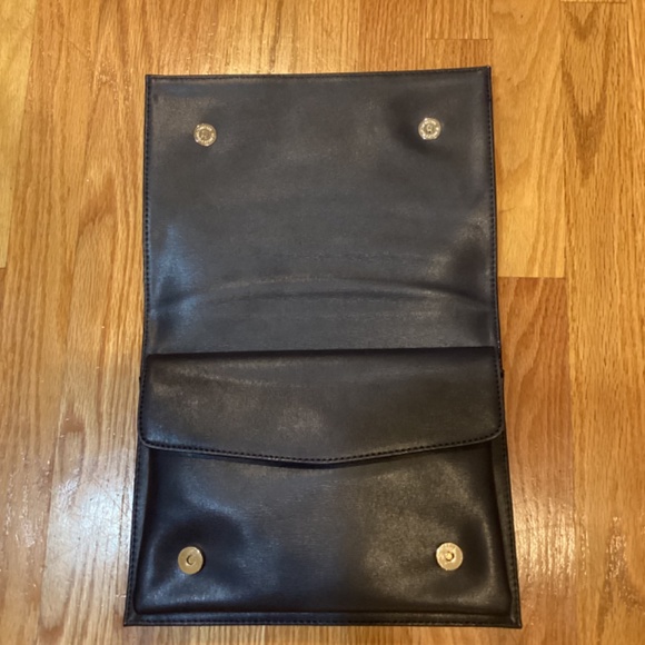 Large Blue Convertible Clutch - Picture 3 of 5